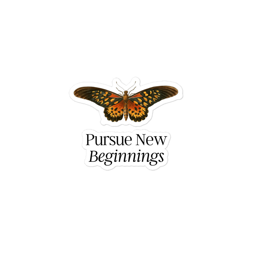New Beginnings Sticker