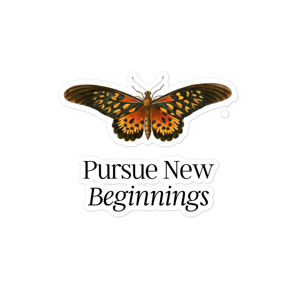 New Beginnings Sticker
