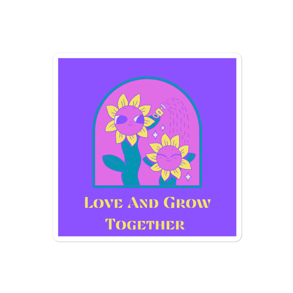 Love And Grow Sticker