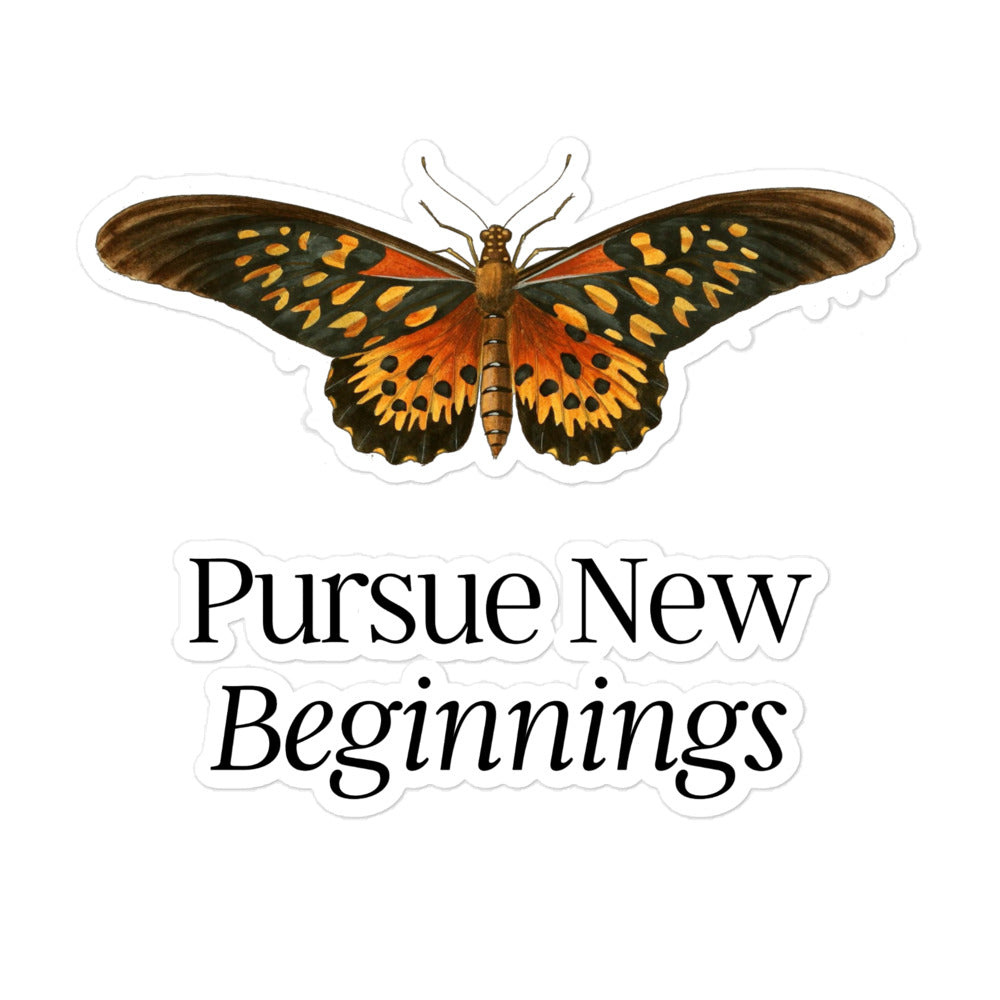 New Beginnings Sticker
