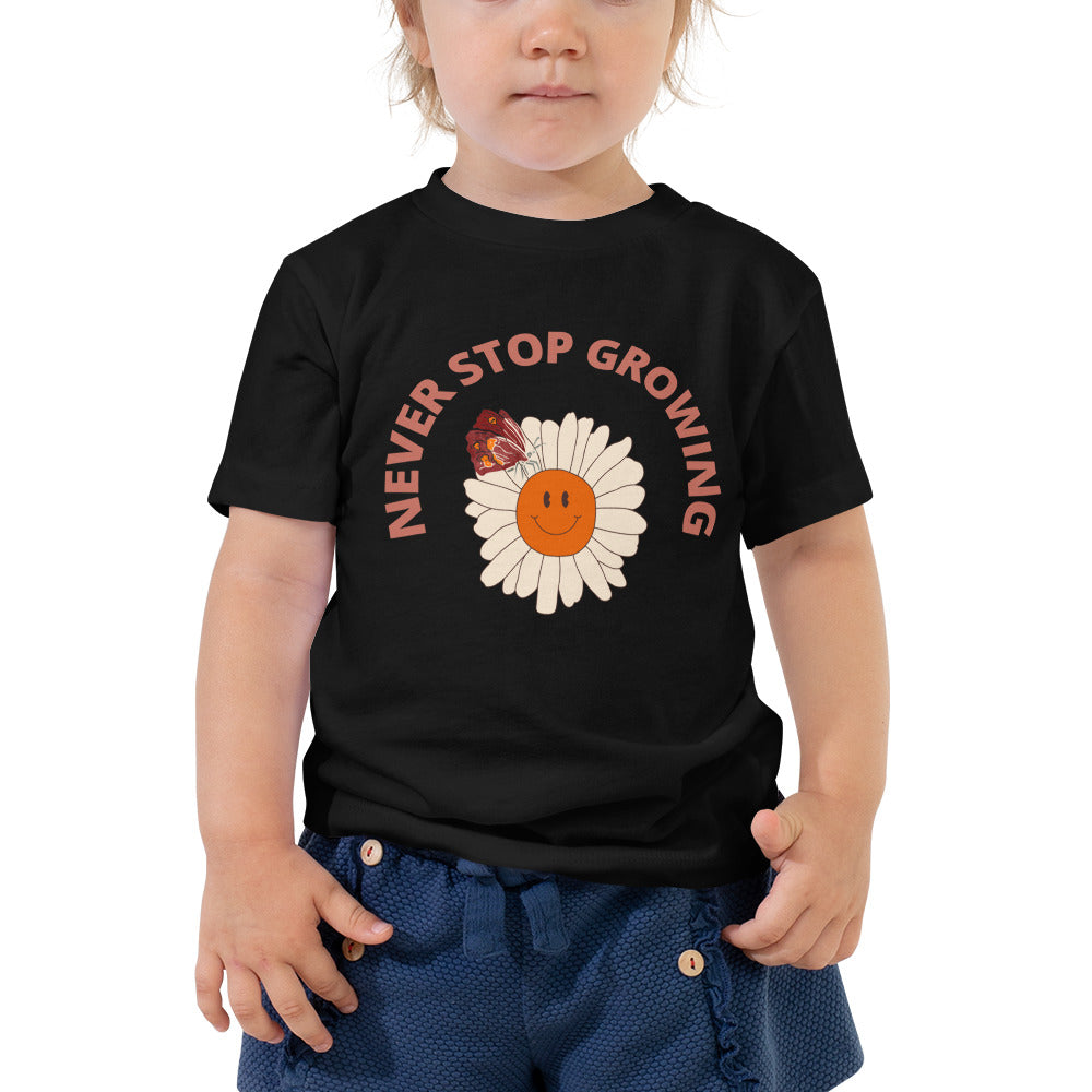 Never Stop Growing Toddler Short Sleeve Tee